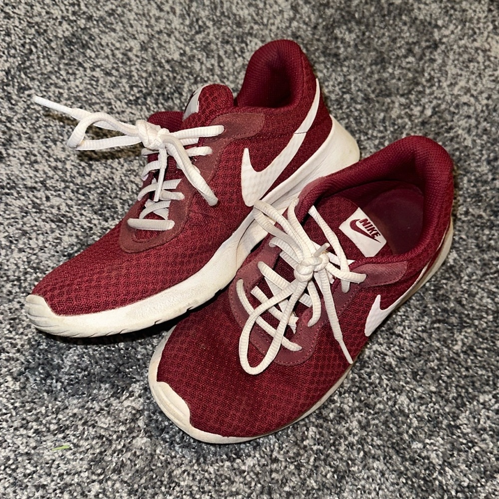 Burgundy Nikes